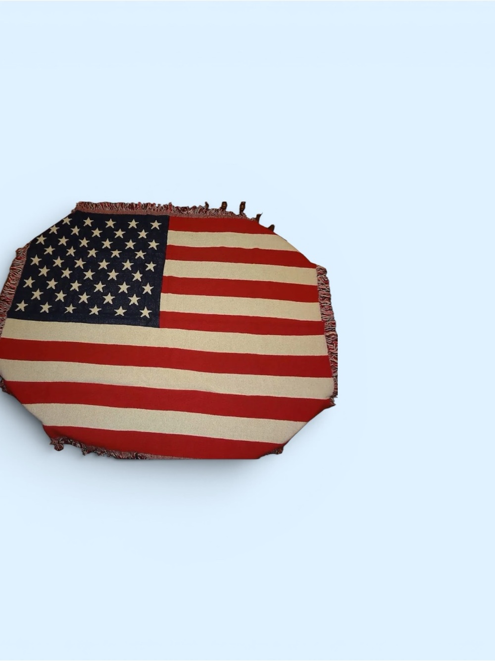 American Flag Throw Red , White & Blue by Avon New in bag